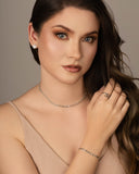 Choker Elos Torcidos 4 mm Ródio Branco