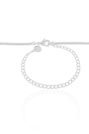 Choker Torcida Detalhada 2 mm Ródio Branco