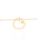 Gargantilha Elos Trevo Tom Onix Banhado a Ouro 18K - 40 cm