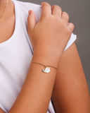 Pulseira Infantil Elos Elefante 1.0 cm Banhado a Ouro 18K