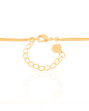 Gargantilha Dupla Corações Espirito Santo Cravejado Cristal Banhado a Ouro 18K