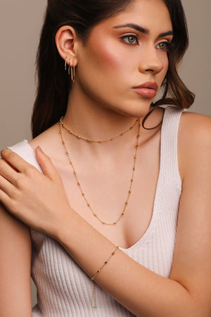 Brinco Argola Encaixe Fio Oval 3.1 cm Banhado a Ouro 18K