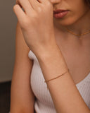 Pulseira Grumet Bolinhas 3 mm Banhado a Ouro 18K