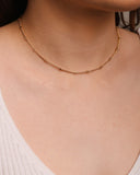 Choker Grumet Bolinhas Banhado a Ouro 18K