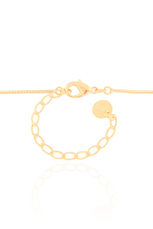 Gargantilha Veneziana Orgânico Vazado Ponto de Luz Cristal Banhado a Ouro 18K - 45 cm