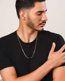 Gargantilha Masculina Grumet 3 mm Banhado a Ouro 18K - 60 cm