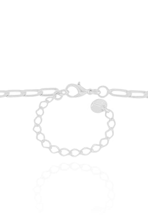 Gargantilha Masculina Grumet 3 mm Ródio Branco - 60 cm