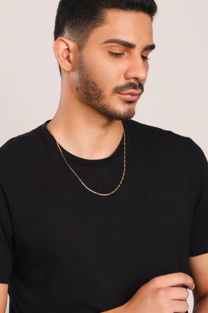 Gargantilha Masculina Grumet 2 mm Banhado a Ouro 18K - 60 cm