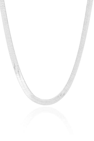 Choker Fita Ródio Branco