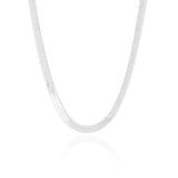 Choker Fita Ródio Branco
