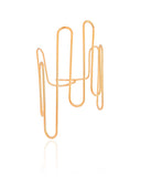 Bracelete Fio Ondas Banhado a Ouro 18K