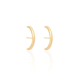 Ear Hook Liso Banhado a Ouro 18K