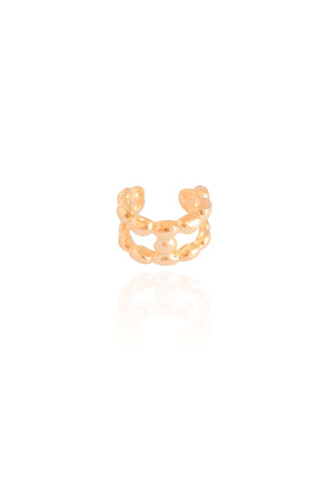 Piercing Gomos Lisos Banhado a Ouro 18K