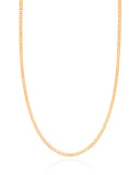 Gargantilha Grummet 2 mm Banhado a Ouro 18K - 45 cm