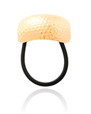 Pony Cuff Retangular Orgânico Banho Dourado