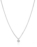 Gargantilha Veneziana Ponto de Luz Ródio Branco