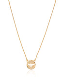 Escapulário Veneziana Espirito Santo Banhado a Ouro 18K