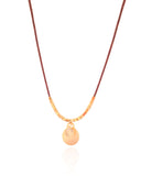 Choker Fio Coreano Redondo Liso Ponto de Luz Cristal Banhado a Ouro 18K