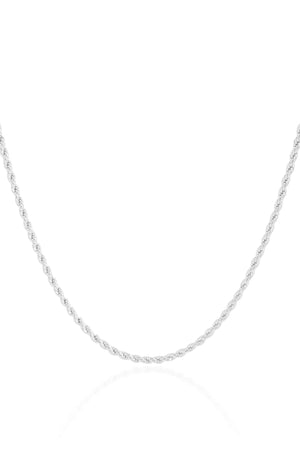 Choker Cordão Baiano Ródio Branco