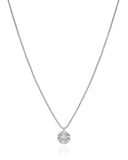 Gargantilha Veneziana Ponto de Luz Cristal Ródio Branco