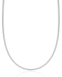 Aro Flexível Esteira Ródio Branco