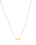 Gargantilha Veneziana Quadrados Lisos 2 mm Banhado a Ouro 18K - 45 cm