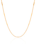 Choker Grumet Achatada Banhado a Ouro 18K - 33 cm