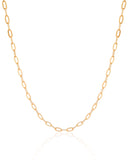 Choker Elos 3 mm Banhado a Ouro 18K