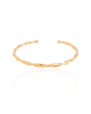 Bracelete Torcido Banhado a Ouro 18K