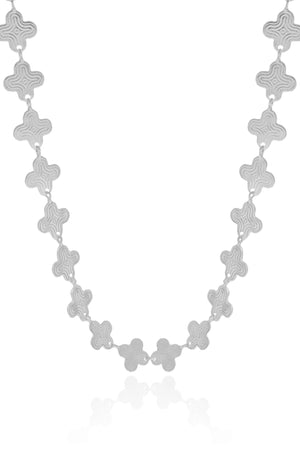 Choker Alhambra 10 mm Ródio Branco