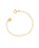 Extensor 10 cm com Fecho Banhado a Ouro 18K