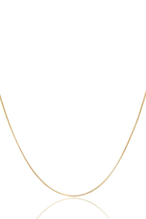 Gargantilha Veneziana 45 + 5 cm Banhado a Ouro 18K