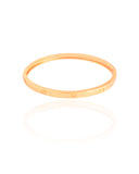 Bracelete Parafusos 4 mm Banhado a Ouro 18K