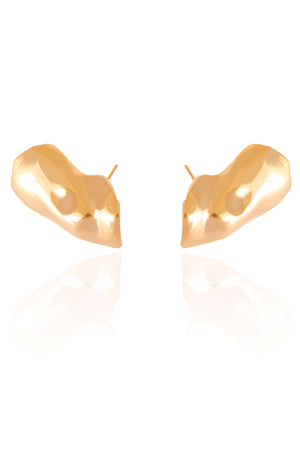 Ear Cuff Orgânico 2.5 cm Banhado a Ouro 18K