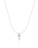 Choker Nylon Letra T Ródio Branco