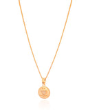 Gargantilha Eu Amo Ser Mãe Coração Cristal Banhado a Ouro 18K - 45 cm