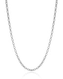 Gargantilha Elos 3 mm Ródio Branco