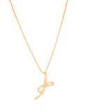 Gargantilha Veneziana Laço Liso Banhado a Ouro 18K - 45 cm