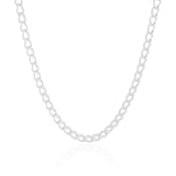 Choker Elos Duplos 5 mm Ródio Branco