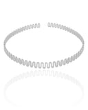 Aro Flexível Mola Ródio Branco