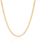 Choker Piastrine 4 mm Banhado a Ouro 18K