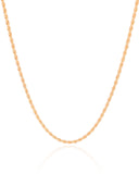 Choker Cordão Baiano 2 mm Banhado a Ouro 18K