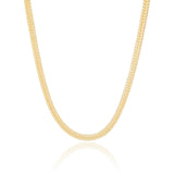 Gargantilha Grumet Dupla Banhado a Ouro 18K