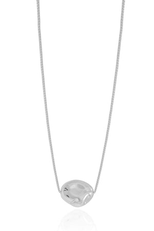 Gargantilha Veneziana Barroca Ródio Branco - 40 cm