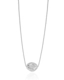 Gargantilha Veneziana Barroca Ródio Branco - 40 cm