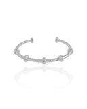 Bracelete Parafusos Ródio Branco