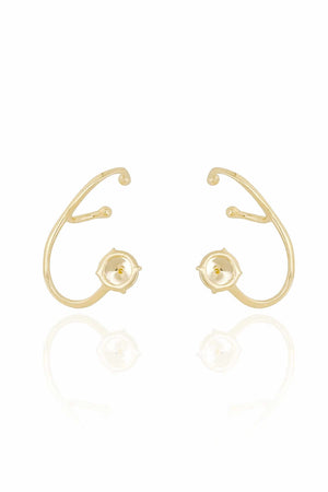 Ear Cuff Tarraxa Piercing Banhado a Ouro 18K