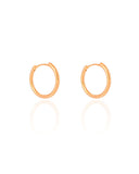 Brinco Argola Lisa 1.8 cm Banhado a Ouro 18K