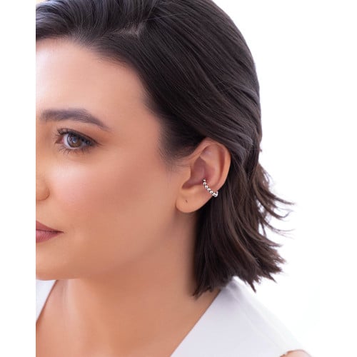 Piercing Bolinhas Lisas Ródio Branco