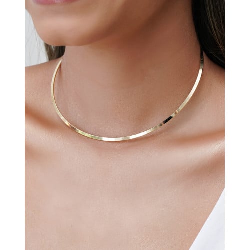 Aro Liso 3 mm Banhado a Ouro 18K